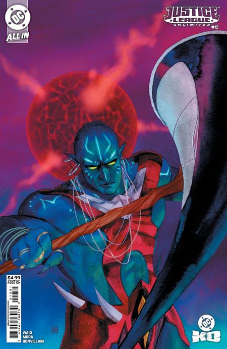 JUSTICE LEAGUE UNLIMITED (2024) #12 CVR E KEVIN WADA CARD STOCK VAR (DC K.O.)