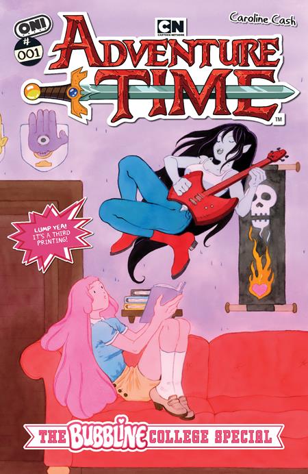 ADVENTURE TIME (2025) THE BUBBLINE COLLEGE SPECIAL (2025) #1 (ONE SHOT) THIRD PRINTING VAR