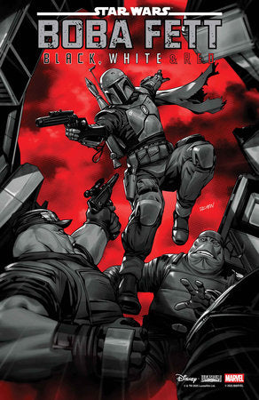 STAR WARS BOBA FETT BLACK WHITE & RED (2025) #2