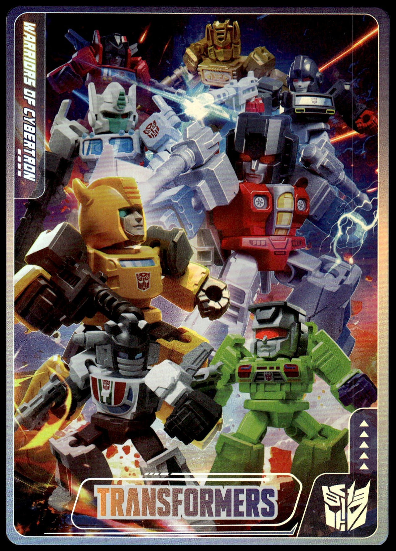 BLOKEES TRANSFORMERS WARRIORS OF CYBERTRON COLLECTOR CARD
