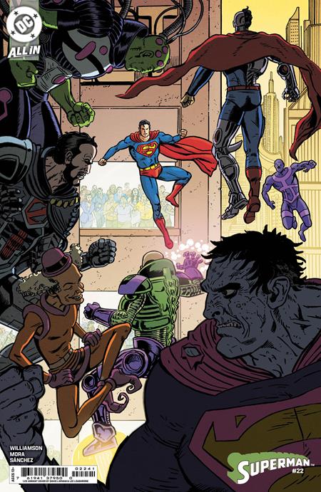 SUPERMAN (2023) #22 CVR F INC 1:25 DAVID LAPHAM CARD STOCK VAR