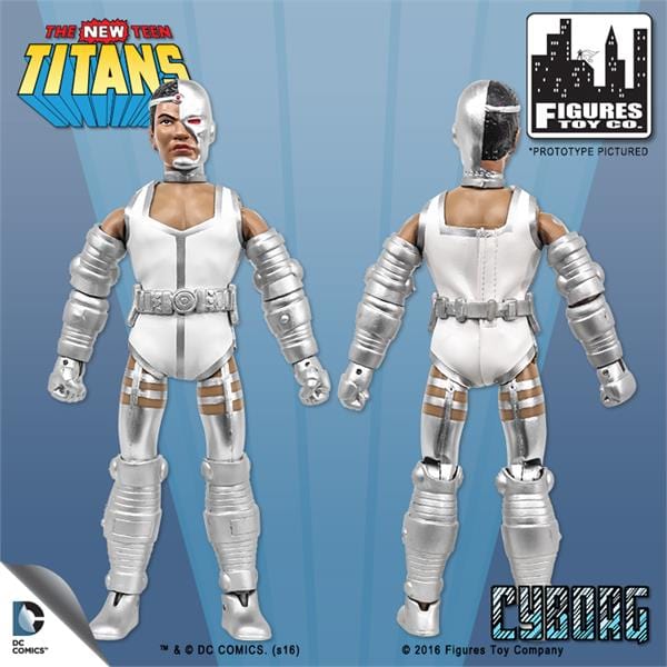 DC RETRO TEEN TITANS 8IN SER 1 CYBORG AF