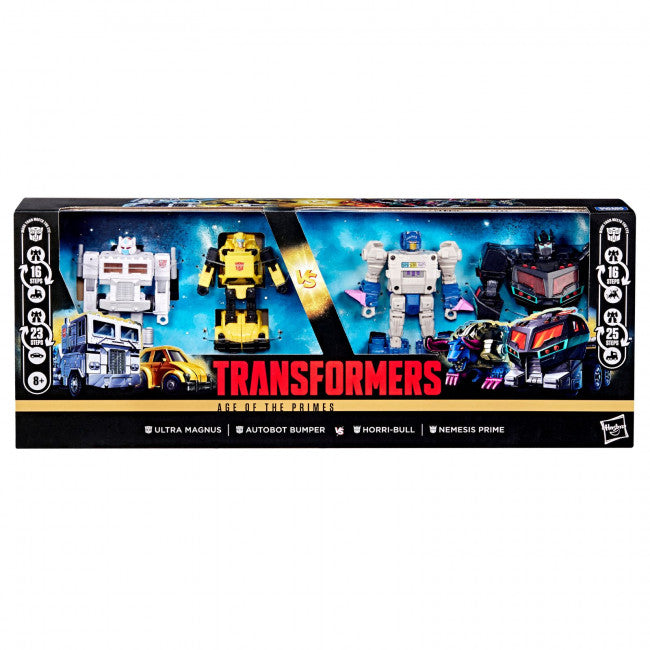 TRANSFORMERS AGE OF THE PRIMES ACTION FIGURE 4-PACK