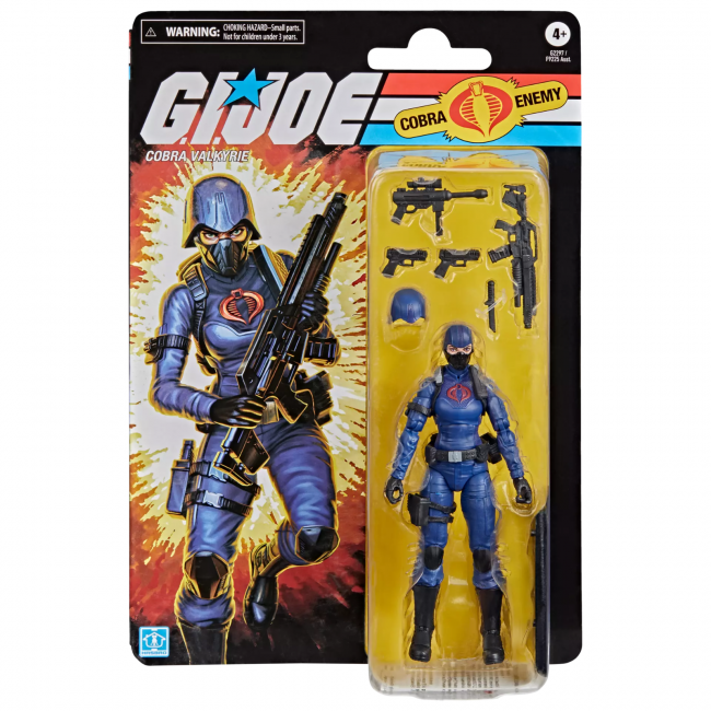 GI JOE CLASSIFIED SERIES RETRO CARDBACK COBRA VALKYRIE AF