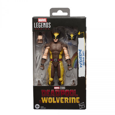 MARVEL LEGENDS SERIES DEADPOOL & WOLVERINE WOLVERINE (BROWN SUIT) AF