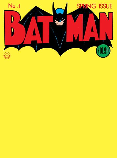 BATMAN (1940) #1 FACSIMILE EDITION (2025) CVR C BLANK VAR