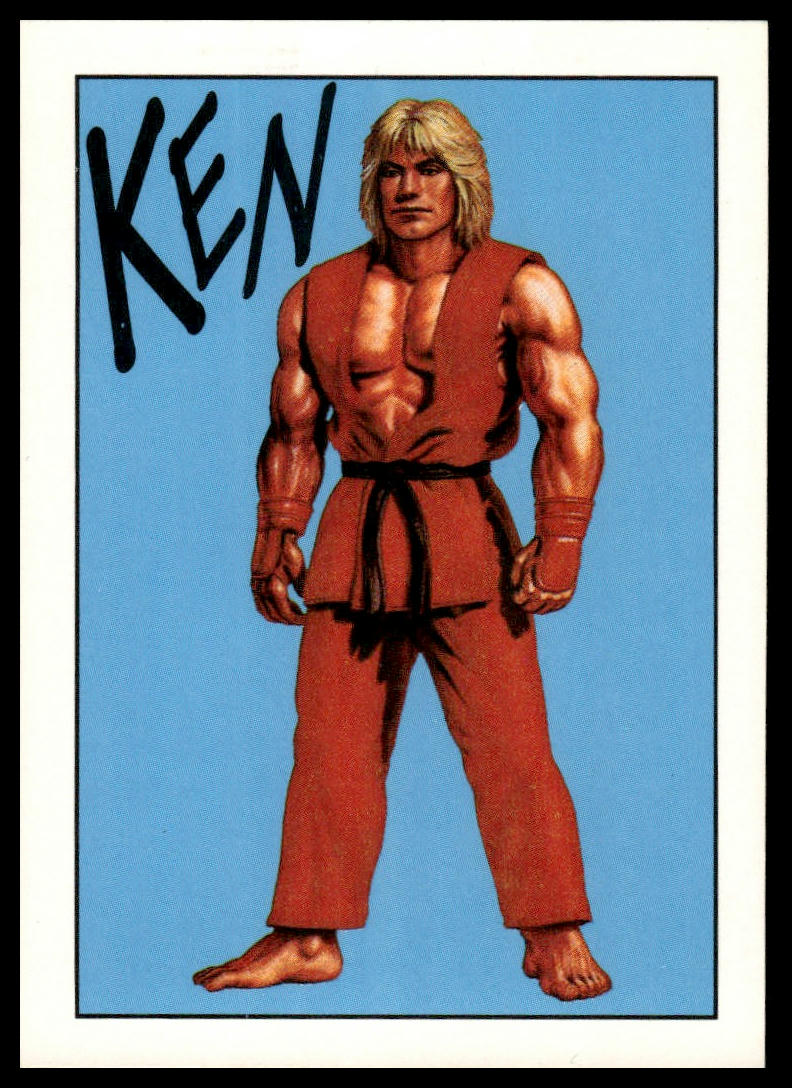 1993 TOPPS STREET FIGHTER II #51 KEN