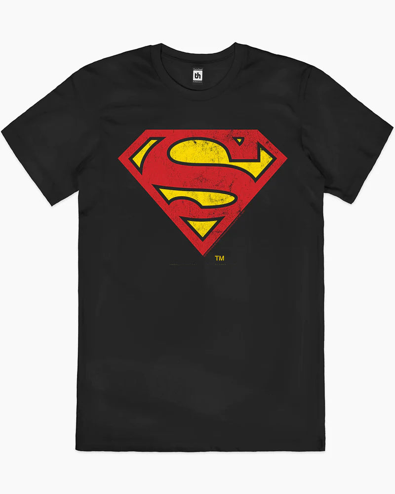 (S) SUPERMAN CLASSIC LOGO T-SHIRT