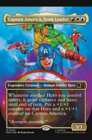CAPTAIN AMERICA (2025) #12 CLASSIFIED ARTIST MAGIC THE GATHERING VAR [ARM]