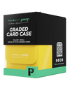 PALMS OFF GAMING COLLECTORS SERIES YELLOW SMALL GRADED CARD STORAGE CASE