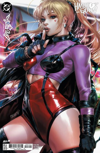 HARLEY QUINN (2021) #67 CVR D DERRICK CHEW CARD STOCK VAR (BATMAN BAD SEEDS)
