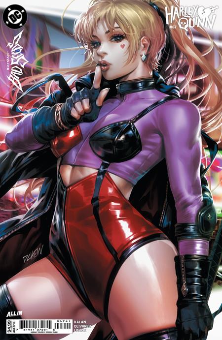 HARLEY QUINN (2021) #67 CVR D DERRICK CHEW CARD STOCK VAR (BATMAN BAD SEEDS)