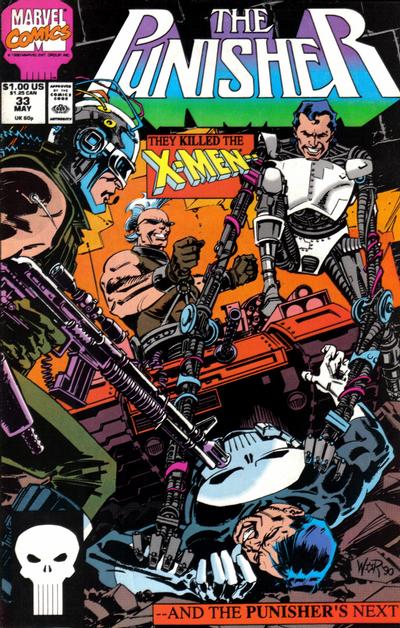 PUNISHER (1987) #33 NEWSSTAND EDITION (VF/NM)