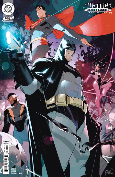 JUSTICE LEAGUE UNLIMITED (2024) #2 CVR B SIMONE DI MEO CARD STOCK VAR