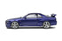 SOLIDO 1/18 NISSAN SKYLINE GTR R34 MIDNIGHT PURPLE