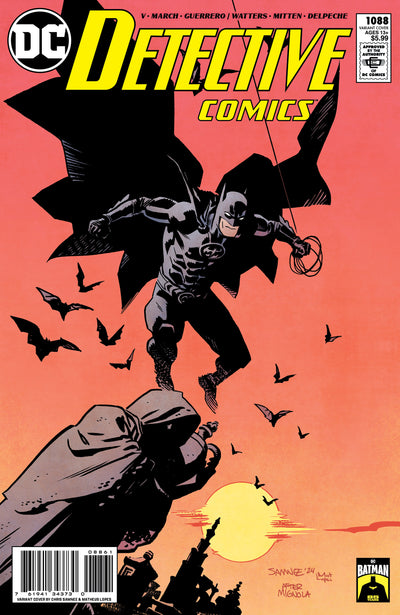 DETECTIVE COMICS VOL 2 (2016) #1088 CVR D CHRIS SAMNEE BATMAN 85TH ANNIVERSARY CARD STOCK VAR