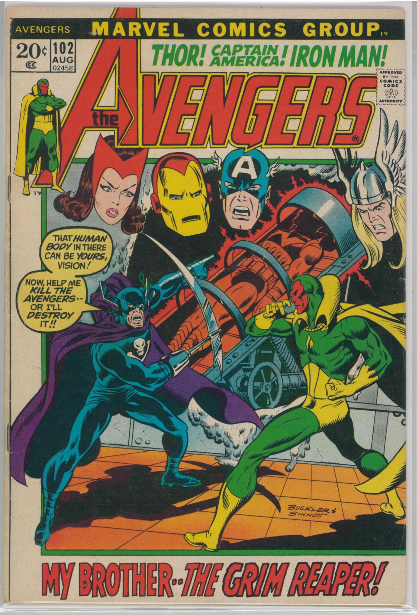 AVENGERS (1963) #102 (VF) - Kings Comics