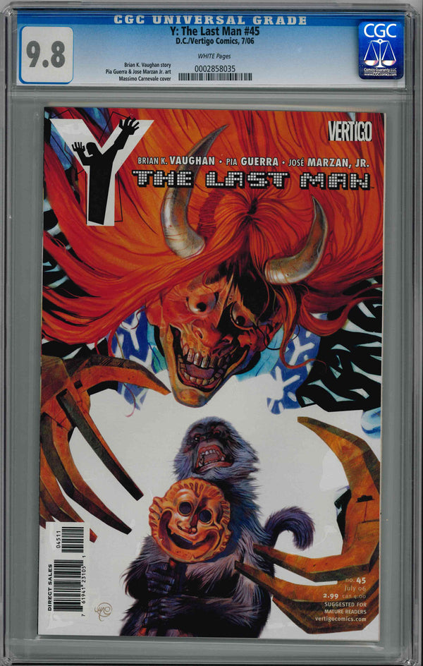 CGC Y: THE LAST MAN (2002) #45 (9.8)