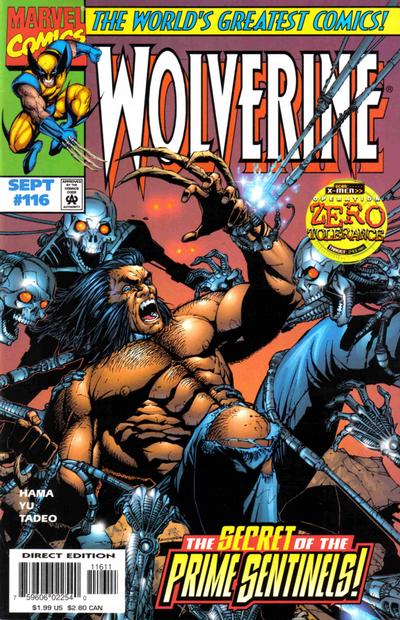 WOLVERINE (1988) #116 NEWSSTAND EDITION