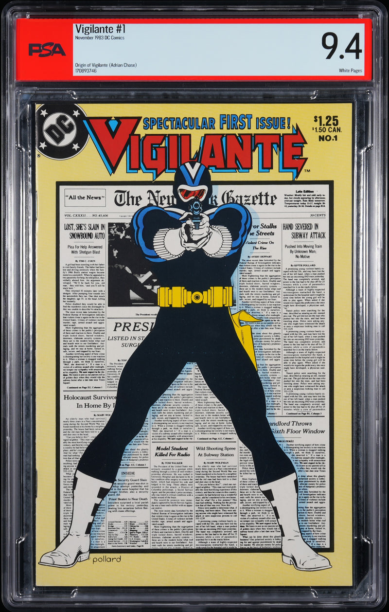 THE VIGILANTE (1983) #1 PSA 9.4