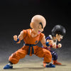 S.H.FIGUARTS DRAGON BALL Z KRILLIN SON GOKUS BEST FRIEND FIGURE AF