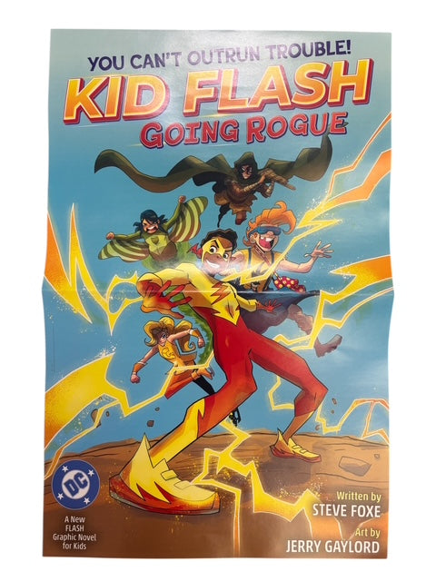 KID FLASH GOING ROGUE FOLDED PROMO POSTER