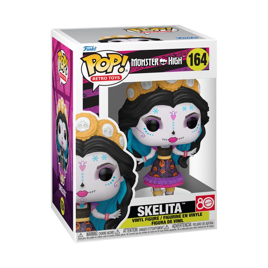 POP RETRO TOYS MONSTER HIGH SKELITA VINYL FIG