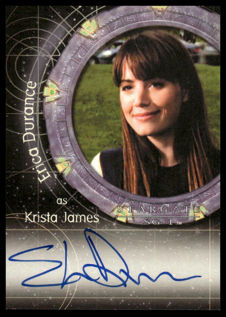 STARGATE SG-1 AUTOGRAPH SIGNED #A68 ERICA DURANCE / KRISTA JAMES
