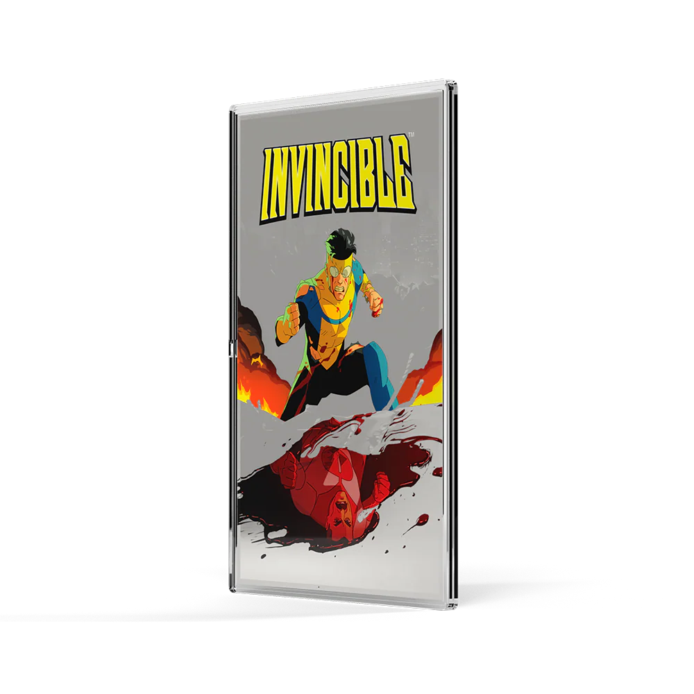 INVINCIBLE - SEASON 2 POSTER 1oz SILVER FOIL