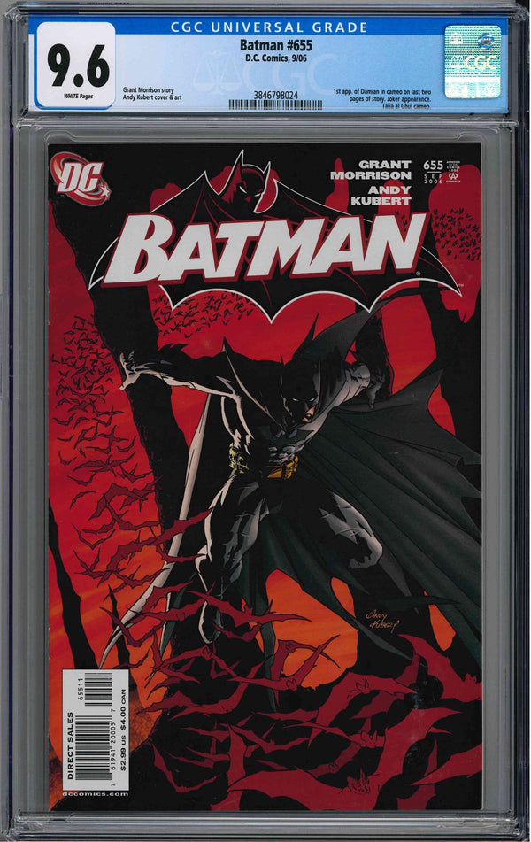 BATMAN (1940) #655 CGC 9.6 - 1ST APPEARANCE DAMIAN