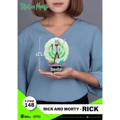 RICK & MORTY DS-148 RICK D-STAGE SER STATUE