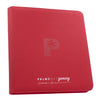 PALMS OFF GAMING COLLECTORS SERIES 12 POCKET RED ZIP TRADING CARD BINDER