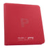 PALMS OFF GAMING COLLECTORS SERIES 12 POCKET RED ZIP TRADING CARD BINDER