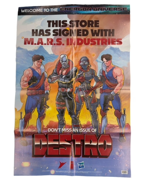 GI JOE 2024 #1 DOUBLE SIDED FOLDED PROMO POSTER