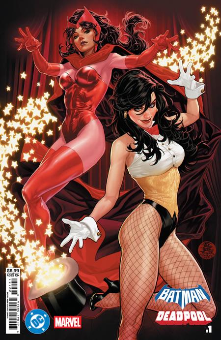 BATMAN DEADPOOL (2025) #1 (ONE SHOT) CVR D MARK BROOKS ZATANNA SCARLET WITCH CARD STOCK VAR