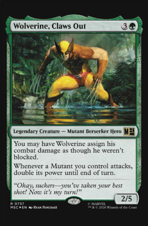 WOLVERINE (2024) #22 CLASSIFIED ARTIST MAGIC THE GATHERING VAR