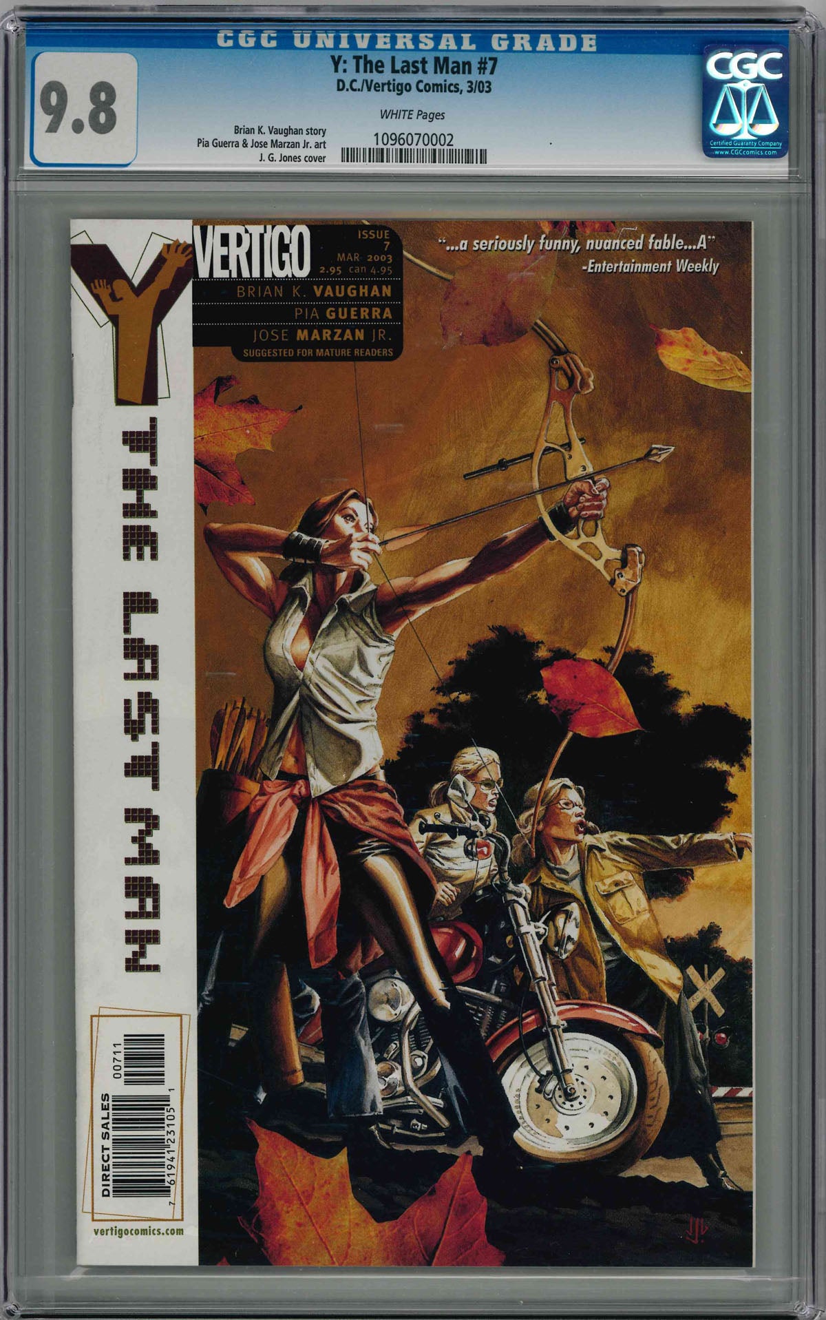 CGC Y: THE LAST MAN (2002) #7 (9.8)
