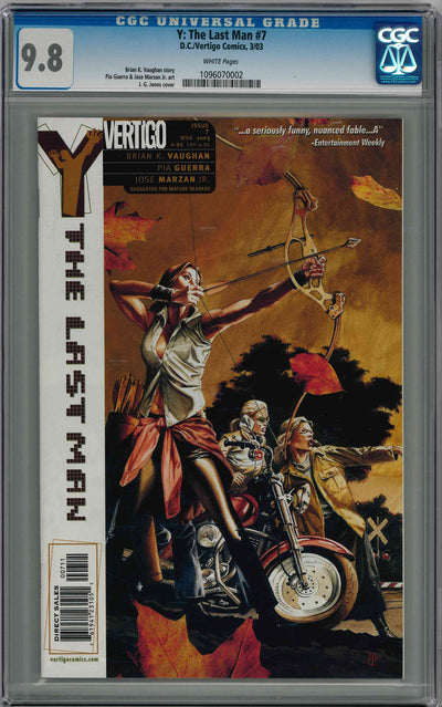 CGC Y: THE LAST MAN (2002) #7 (9.8)