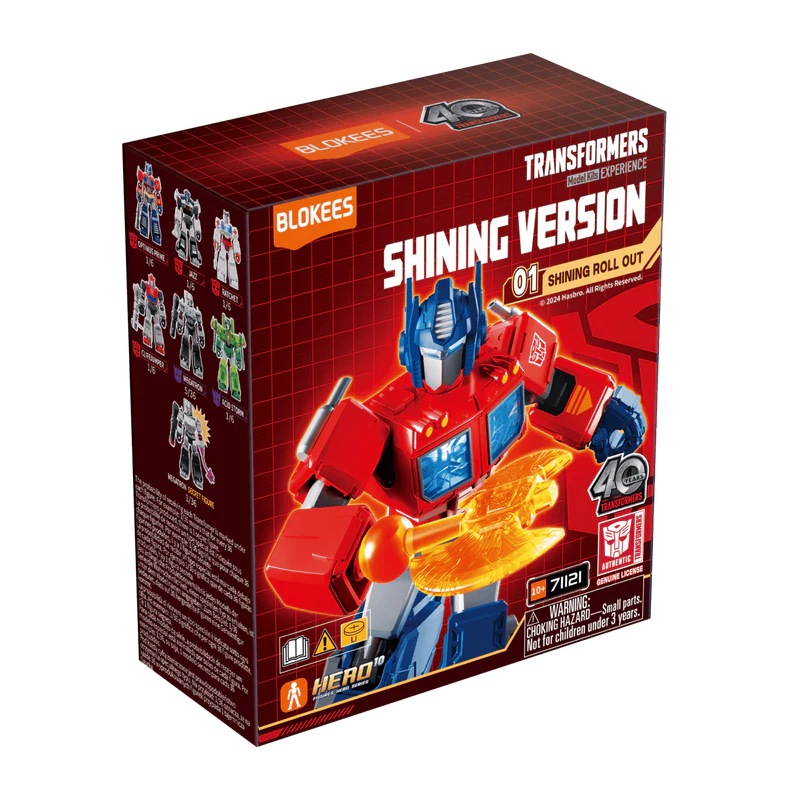 BLOKEES TRANSFORMERS SHINING VERSION 01 SHINING ROLL OUT (BLIND BOX)