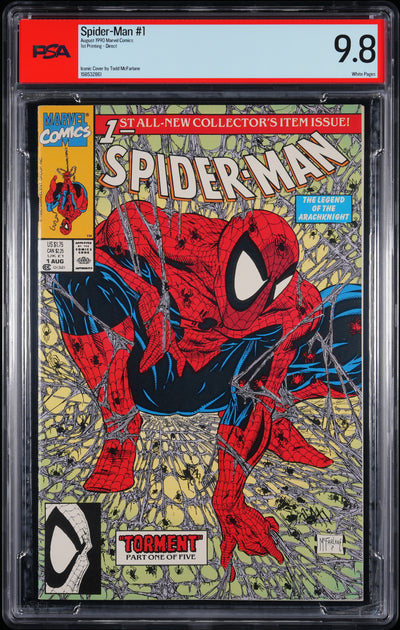 SPIDER-MAN (1990) #1 DIRECT PSA 9.8