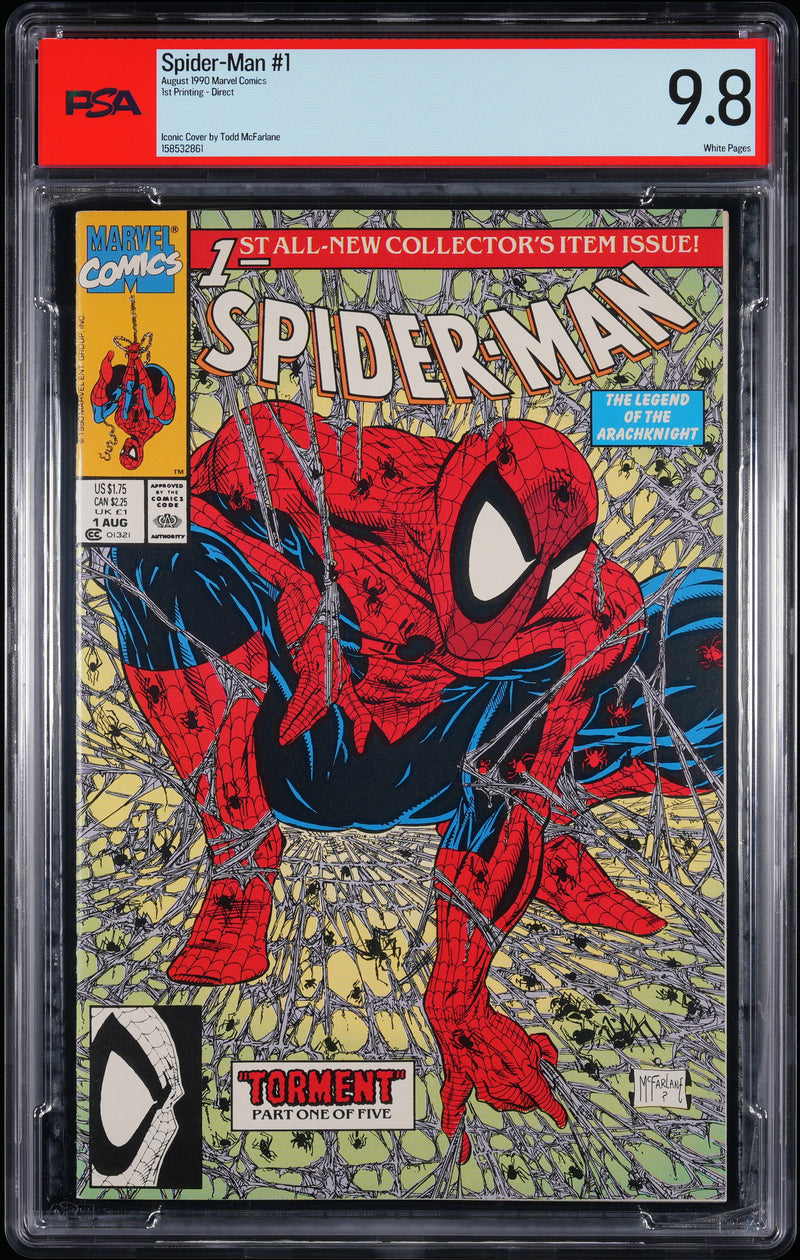SPIDER-MAN (1990) #1 DIRECT PSA 9.8