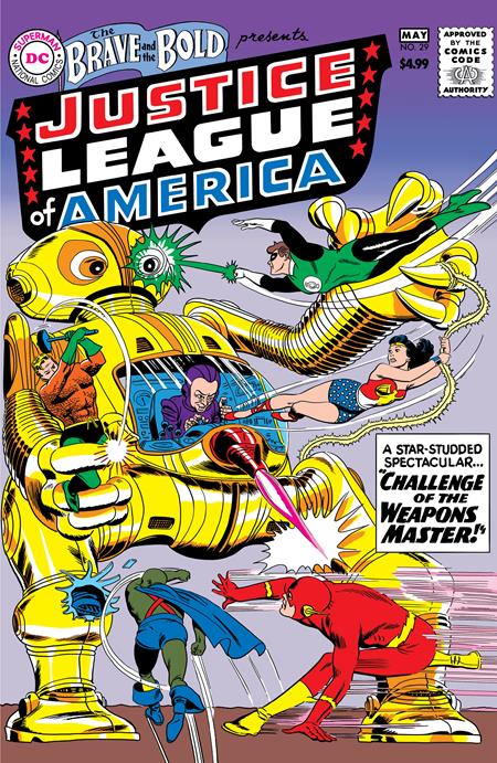 BRAVE AND THE BOLD (1955) #29 FACSIMILE EDITION (2024) CVR A MIKE SEKOWSKY & MURPHY ANDERSON