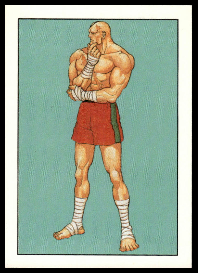 1993 TOPPS STREET FIGHTER II #65 SAGAT
