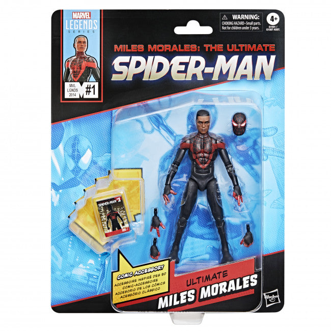 MARVEL LEGENDS SERIES ULTIMATE MILES MORALES SPIDER MAN AF