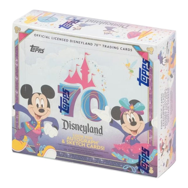2025 TOPPS DISNEY DISNEYLAND 70TH ANNIVERSARY HOBBY BOX