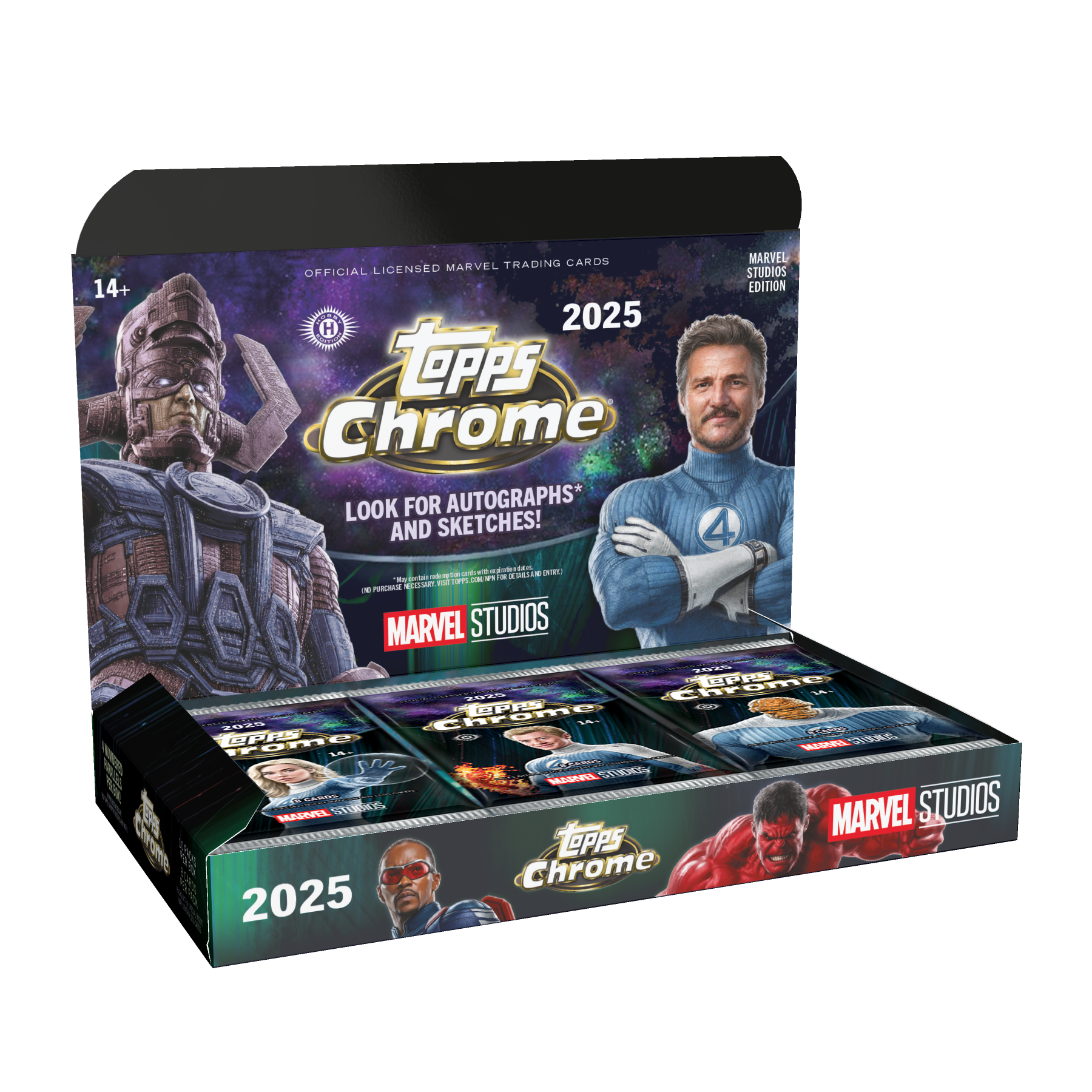 2024-25 TOPPS CHROME MARVEL STUDIOS HOBBY BOX