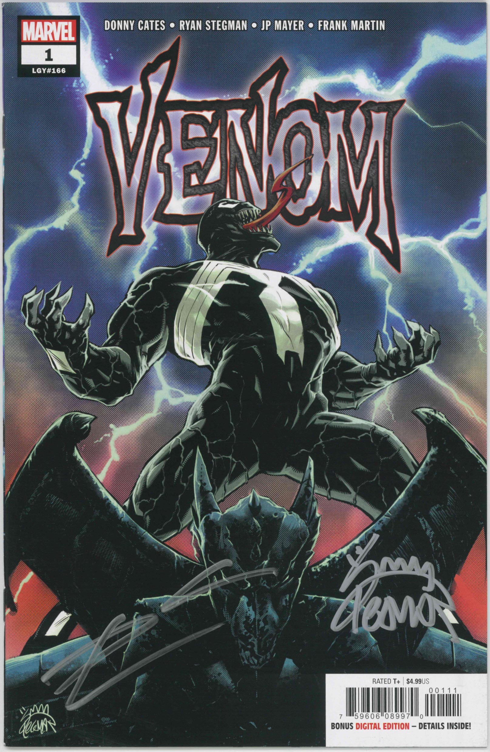 *SIGNED* VENOM VOL 4 (2018) #1 - DOUBLE SIGNED BY RYAN STEGMAN AND DONNY CATES