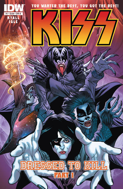 KISS (2012) #1 CVR B JAMAL INGLE