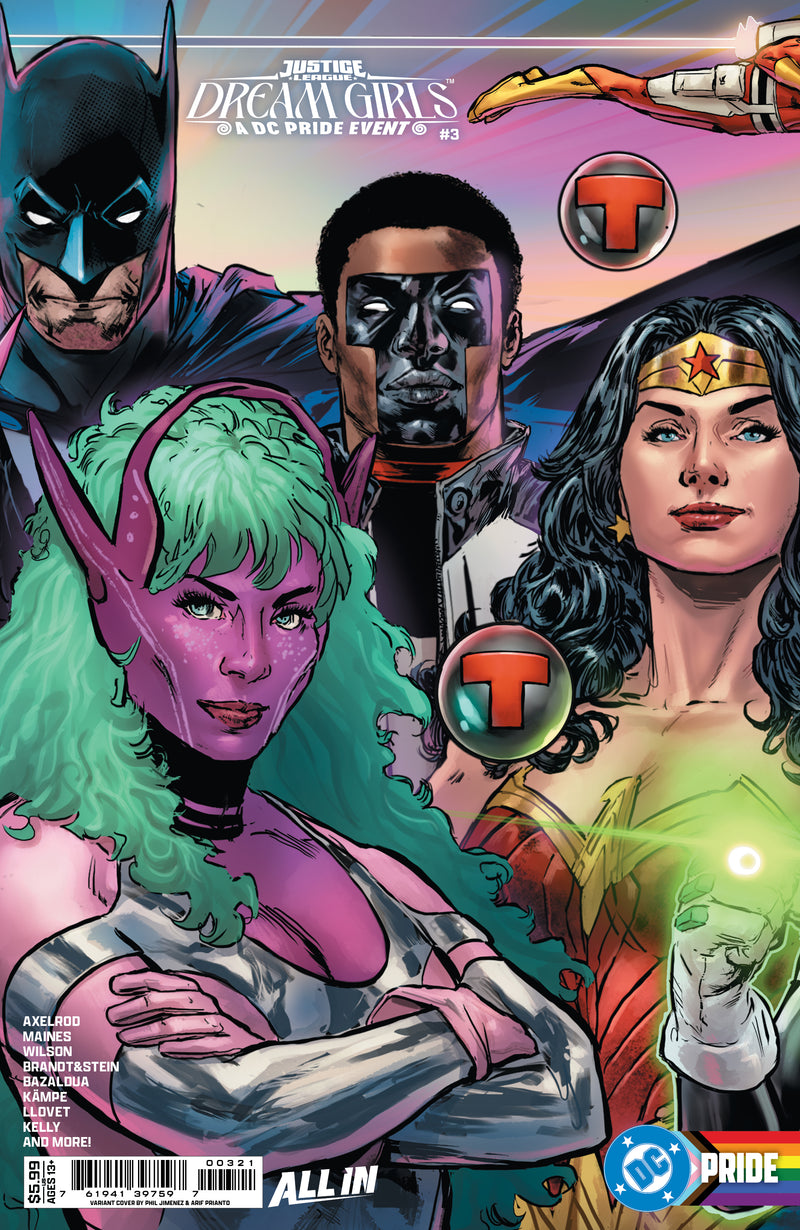 JUSTICE LEAGUE DREAM GIRLS A DC PRIDE EVENT (2026) #3 CVR B PHIL JIMENEZ CONNECTING CARD STOCK VAR