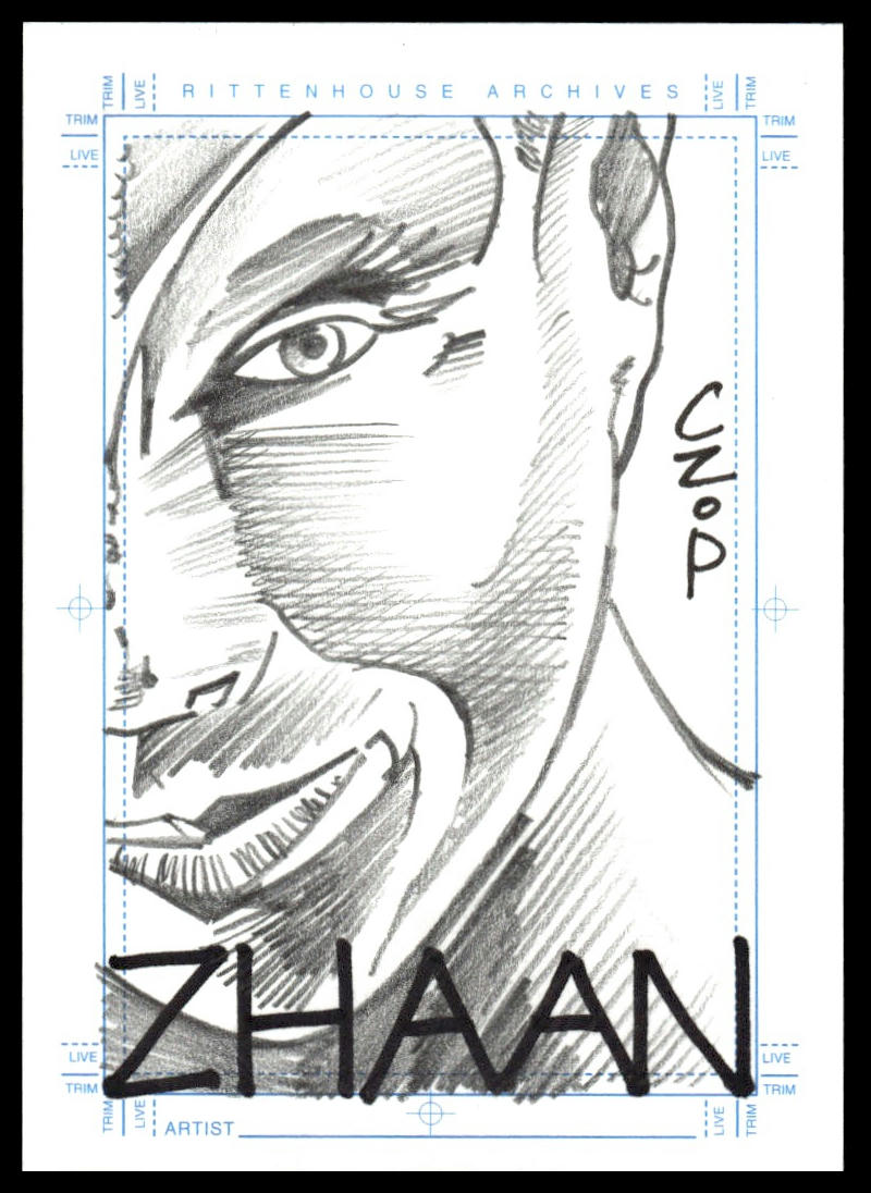 2002 RITTENHOUSE FARSCAPE SEASON 3 #ZHAAN SKETCHAFEX